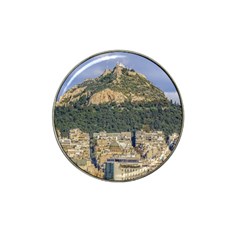 Atenas Aerial View Cityscape Photo Hat Clip Ball Marker by dflcprintsclothing