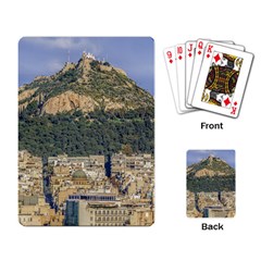 Atenas Aerial View Cityscape Photo Playing Cards Single Design (rectangle) by dflcprintsclothing