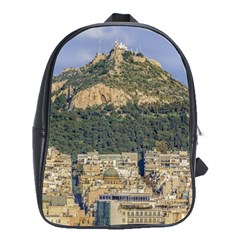 Atenas Aerial View Cityscape Photo School Bag (large) by dflcprintsclothing