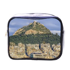 Atenas Aerial View Cityscape Photo Mini Toiletries Bag (one Side) by dflcprintsclothing