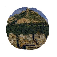 Atenas Aerial View Cityscape Photo Standard 15  Premium Round Cushions