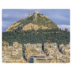 Atenas Aerial View Cityscape Photo Double Sided Flano Blanket (medium)  by dflcprintsclothing