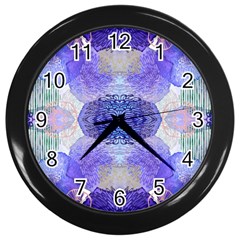 Underwater Vibes Wall Clock (black) by gloriasanchez