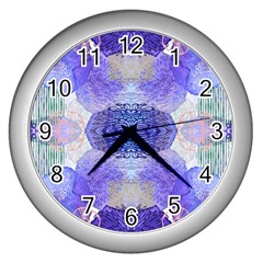 Underwater Vibes Wall Clock (silver) by gloriasanchez