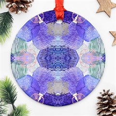 Underwater Vibes Round Ornament (two Sides)