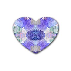 Underwater Vibes Heart Coaster (4 Pack)  by gloriasanchez