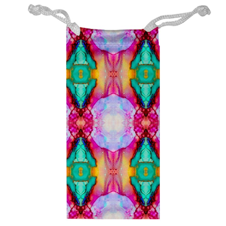 Colorful Abstract Painting E Jewelry Bag