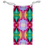 Colorful Abstract Painting E Jewelry Bag Back