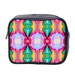 Colorful Abstract Painting E Mini Toiletries Bag (two Sides) by gloriasanchez