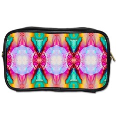 Colorful Abstract Painting E Toiletries Bag (one Side) by gloriasanchez