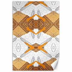 Abstract African Pattern Canvas 24  X 36  by gloriasanchez