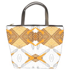 Abstract African Pattern Bucket Bag