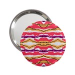 Earth Boho Print 2.25  Handbag Mirrors Front