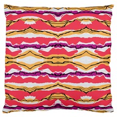 Earth Boho Print Standard Flano Cushion Case (one Side) by gloriasanchez