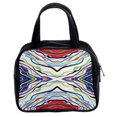 Bohemian Colorful Pattern B Classic Handbag (two Sides)