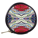 Bohemian Colorful Pattern B Mini Makeup Bag Back