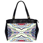 Bohemian Colorful Pattern B Oversize Office Handbag (2 Sides) Front