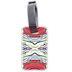 Bohemian Colorful Pattern B Luggage Tag (two Sides)