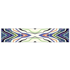 Bohemian Colorful Pattern B Small Flano Scarf