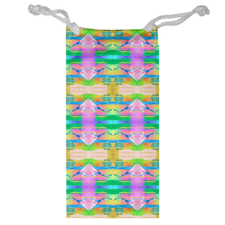 Colorful Neon Pattern  Jewelry Bag