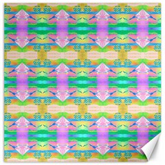 Colorful Neon Pattern  Canvas 16  X 16 