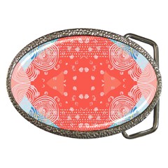 Chic Boho Print E Belt Buckles