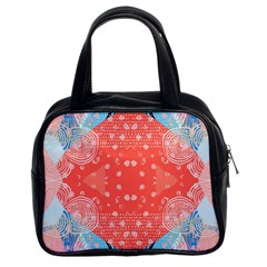 Chic Boho Print E Classic Handbag (two Sides)