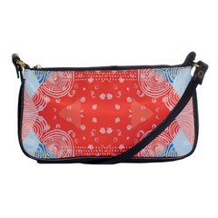 Chic Boho Print E Shoulder Clutch Bag