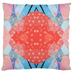 Chic Boho Print E Standard Flano Cushion Case (two Sides) by gloriasanchez