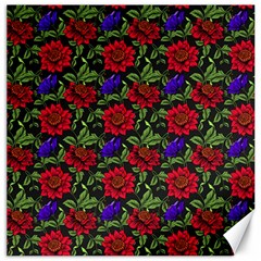 Spanish Passion Floral Pattern Canvas 20  X 20  by gloriasanchez