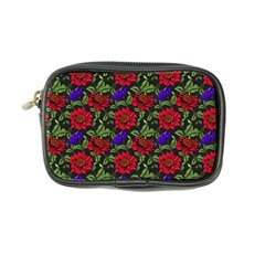 Spanish Passion Floral Pattern Coin Purse by gloriasanchez