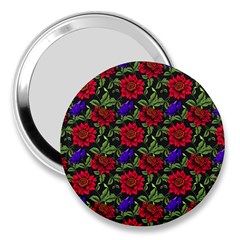 Spanish Passion Floral Pattern 3  Handbag Mirrors by gloriasanchez