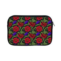 Spanish Passion Floral Pattern Apple Ipad Mini Zipper Cases by gloriasanchez