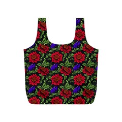 Spanish Passion Floral Pattern Full Print Recycle Bag (s) by gloriasanchez