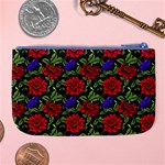 Spanish Passion Floral Pattern Large Coin Purse Back