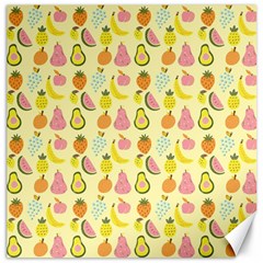 Tropical Fruits Pattern  Canvas 16  X 16 