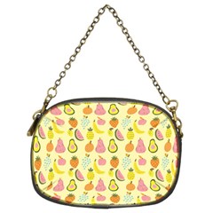 Tropical Fruits Pattern  Chain Purse (two Sides)