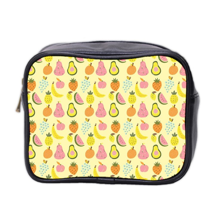 Tropical Fruits Pattern  Mini Toiletries Bag (Two Sides)