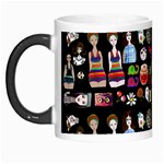 Drawing Collage Black Morph Mugs Left