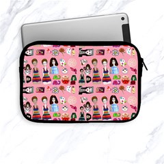 Drawing Collage Pink Apple Ipad Mini Zipper Cases by snowwhitegirl