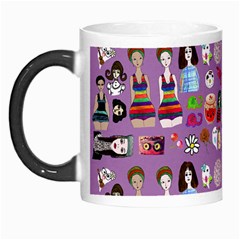 Drawing Collage Purple Morph Mugs by snowwhitegirl