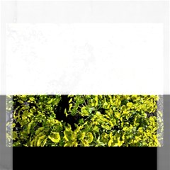 Acid Green Patterns Rectangular Jigsaw Puzzl by kaleidomarblingart