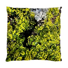 Acid Green Patterns Standard Cushion Case (one Side) by kaleidomarblingart