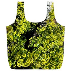 Acid Green Patterns Full Print Recycle Bag (xl) by kaleidomarblingart