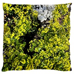 Acid Green Patterns Standard Flano Cushion Case (one Side) by kaleidomarblingart