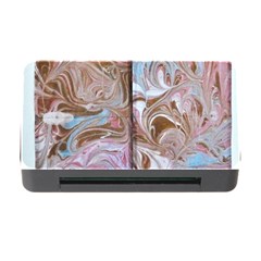 Marbling Collage Memory Card Reader With Cf by kaleidomarblingart