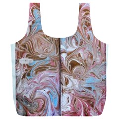 Marbling Collage Full Print Recycle Bag (xxxl)