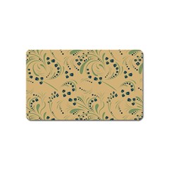 Folk Floral Art Pattern  Flowers Abstract Surface Design  Seamless Pattern Magnet (name Card) by Eskimos