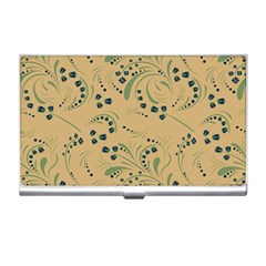 Folk Floral Art Pattern  Flowers Abstract Surface Design  Seamless Pattern Business Card Holder by Eskimos