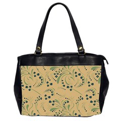 Folk Floral Art Pattern  Flowers Abstract Surface Design  Seamless Pattern Oversize Office Handbag (2 Sides) by Eskimos